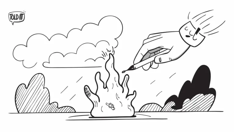 Premonition on a White Canvas