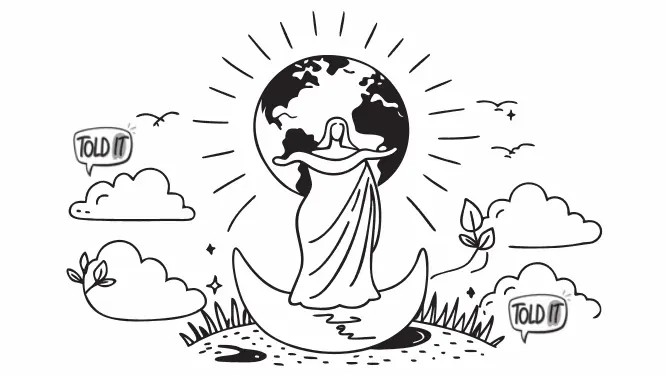 The Earth’s Emerald Dress